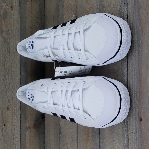 adidas Nizza Originals Men's Canvas Sneakers - Picture 5 of 9